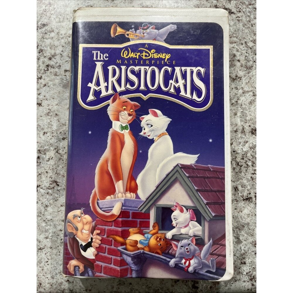 The Aristocats Walt Disney VHS Movie Masterpiece Collection